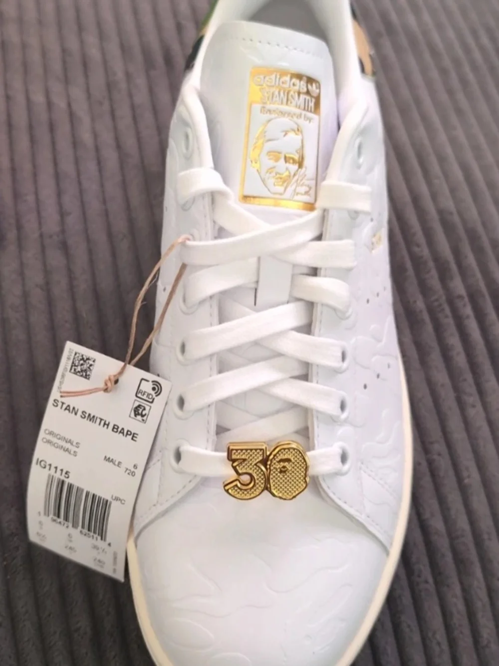 Adidas Stan Smith x BAPE 30th Anniversary Sneakers